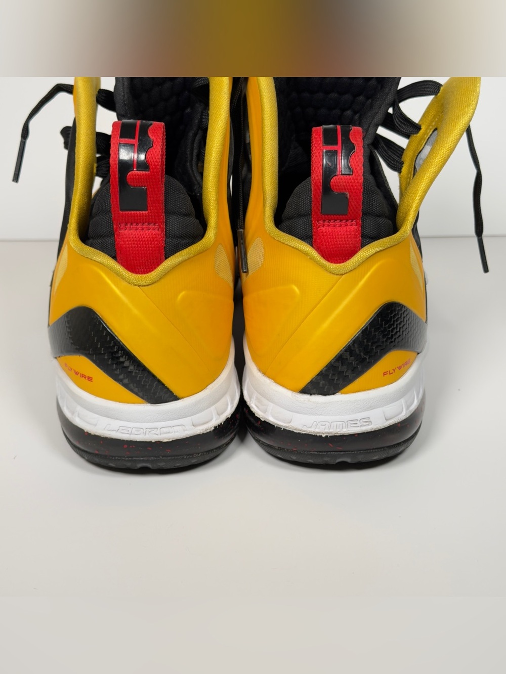 Nike LeBron 9 PS Elite Taxi Varsity Maize Carbon Fiber Size 10 516958-700 2012 - Picture 7 of 15